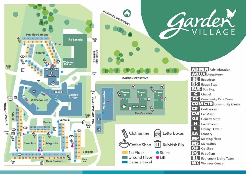 Garden Village Map