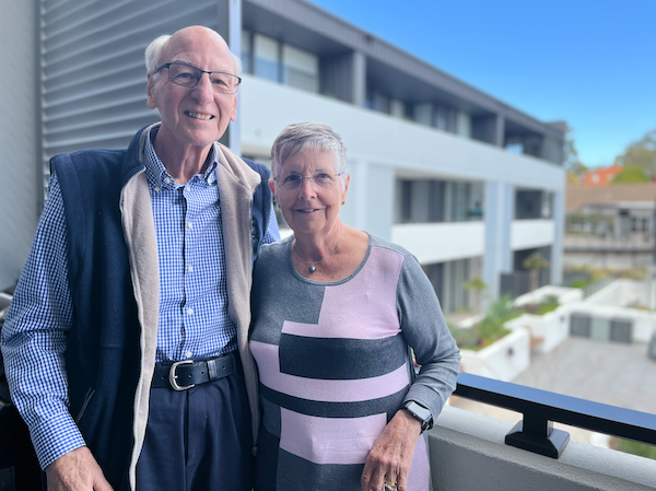 Daphne and Nigel Morrison Retirement Living Residents Port Macquarie